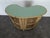 Bamboo and Rattan Counter and Stools Set, Set of 3 For Sale - Image 8 of 11
