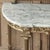19th Century French Louis XVI Giltwood Carrara Marble Top Demilune Console For Sale - Image 17 of 18
