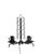 Metal Brutalist 2-Armed Wall Lamps, Poland, 1970s, Set of 2 For Sale - Image 7 of 7