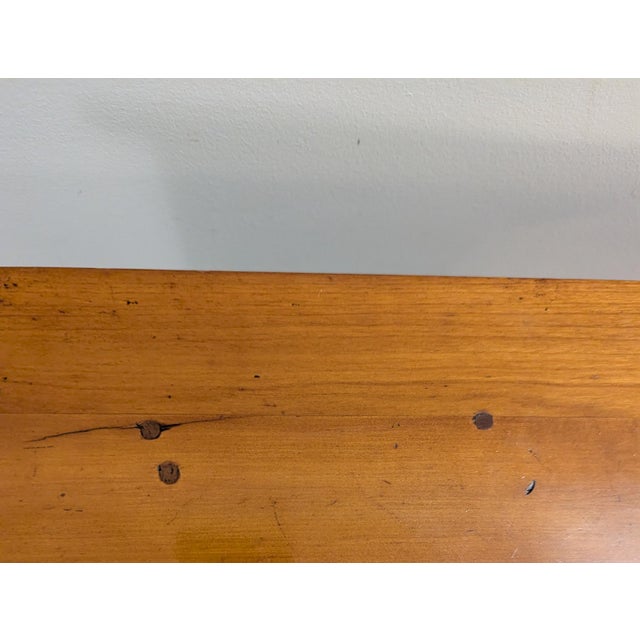 Early 19th Century Southern Federal Cherry Side Table, North Carolina Piedmont For Sale - Image 10 of 12