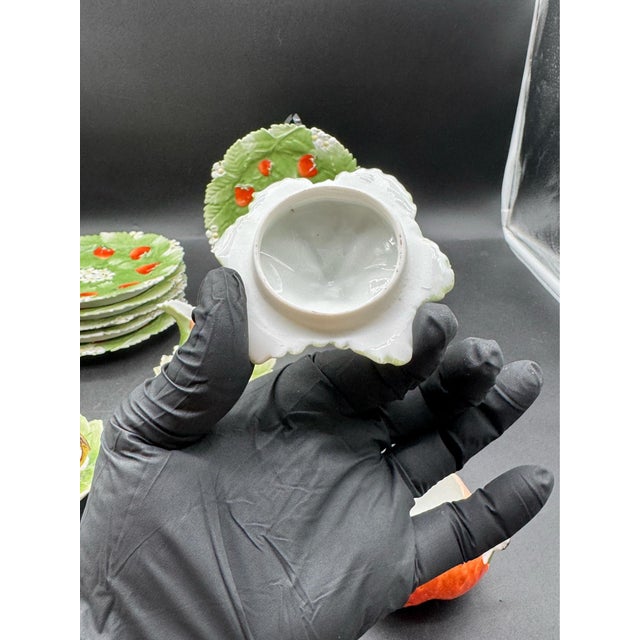 Mid 20th Century Antique Royal Bayreuth Strawberry Porcelain Tea Set For Sale - Image 5 of 10