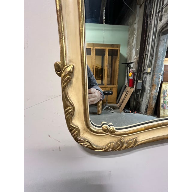 Wood John Widdicomb French Provincial Rocco Shell Mirror For Sale - Image 7 of 10