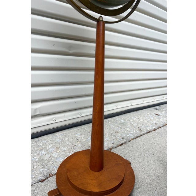 Replogle 1950s Mid-Century Modern Standing Globe For Sale - Image 15 of 17
