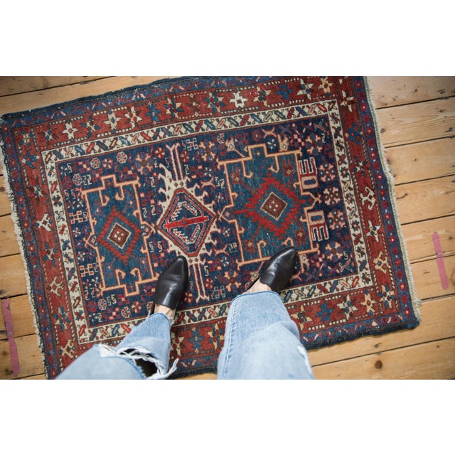 :: Classic Karaja mirrored end medallions with center hook and latch main medallion with asymmetric weight atop a covered...