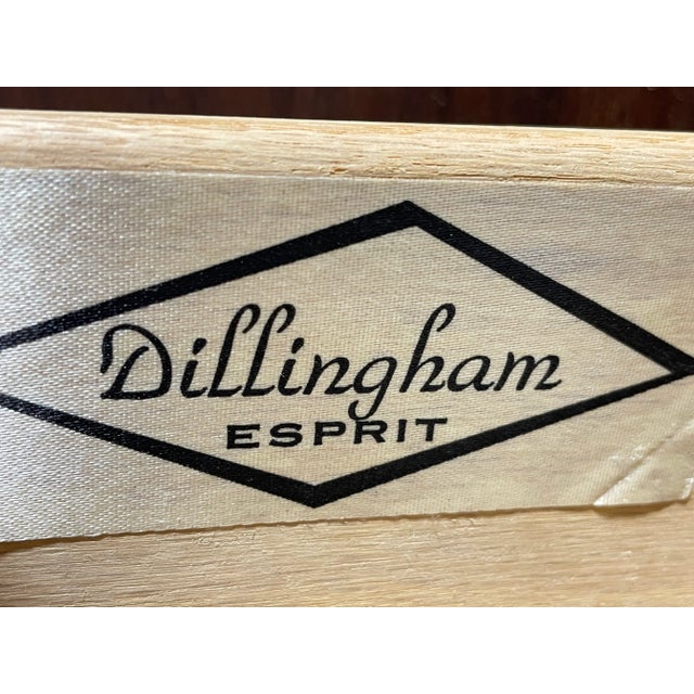 Simple + Classic Walnut Mid Century Modern Credenza / Media Stand / Sideboard by Dillingham, C. 1960's For Sale - Image 11 of 11