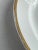 1920s White Oval Ironstone Platter With Gold Edges For Sale - Image 5 of 8