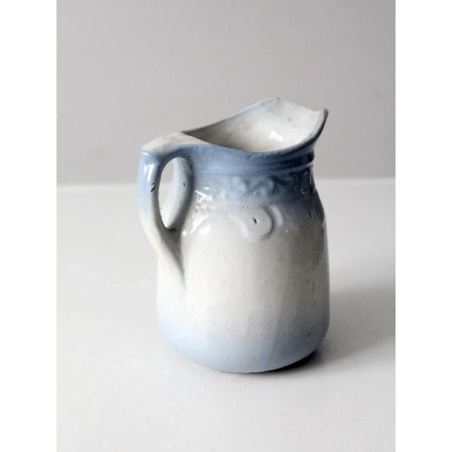 Antique Salt Glaze Pitcher For Sale - Image 9 of 10
