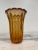 Murano Mid 19th Century Large Amber Venetian Glass Vase For Sale - Image 4 of 10