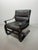 Mid-Century Black Leather Armchairs with Black Lacquered Wooden Frames by Åke Fribytter for Nelo, Sweden, 1970s, Set of 2 For Sale - Image 13 of 13