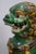 2 Chinese Green Sancai Glazed Porcelain Foo Dog Guardian Lion Statues 12" For Sale - Image 14 of 18