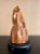 Fantastic, hand-carved wood sculpture made of solid wood that has been glued up from several pieces of solid wood and re-...