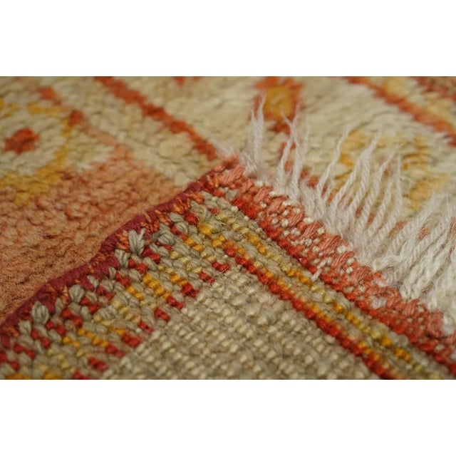 Antique Oushak Rug 2'5'' x 4'2'' For Sale - Image 9 of 10