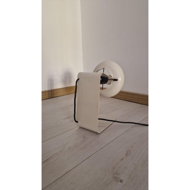 Metal Notte Table or Hanging Lamp in White Iron from Stilnovo, 1970s For Sale - Image 7 of 18