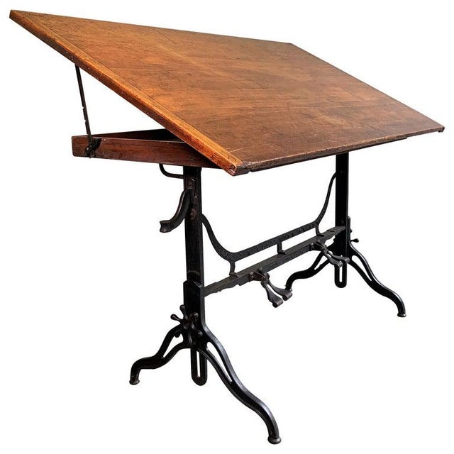 drafting table adjustable arm