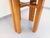 Vintage Scandinavian-style round dining table from the 1970s/80s, attributed to the Seltz cabinetmaking workshop. A...