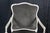 Charcoal Vintage Highland House French Provincial Spanish Oak Lounge Chairs & Ottoman For Sale - Image 8 of 17