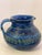 Ceramic Blue Ceramic Jug by Aldo Londi for Bitossi, 1970s For Sale - Image 7 of 7