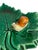Vintage Green Majolica Leaf Plate With Snail Motif, French Country Style For Sale - Image 6 of 8