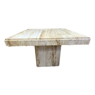 20th Century Travertine Side Table For Sale