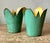 Vintage Boho Original Tole Cache Pots - A Pair For Sale - Image 4 of 10