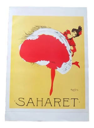 Vintage Poster Lithograph - Maurice Biais - 15.5"" X 22.75"