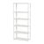 Wood Lark 30 in. W x 75 in. H Wood 5 Tier Etagere Bookcase with Open Back, White For Sale - Image 7 of 7