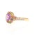 2020s 2.38 Carat Amethyst Sapphire Diamond Yellow Gold Cocktail Ring For Sale - Image 5 of 8
