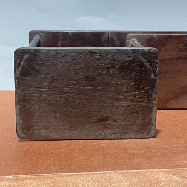 Vintage Chinese Rosewood Miniature Scholar's Display Stand (Curio) - 18cm For Sale In Los Angeles - Image 6 of 9
