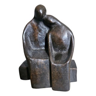 Bronze Figurine by HK For Sale