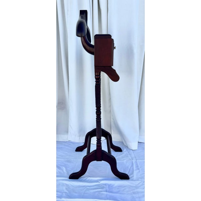 1950s Mid- Century Traditional Mahogany Valet For Sale - Image 5 of 10