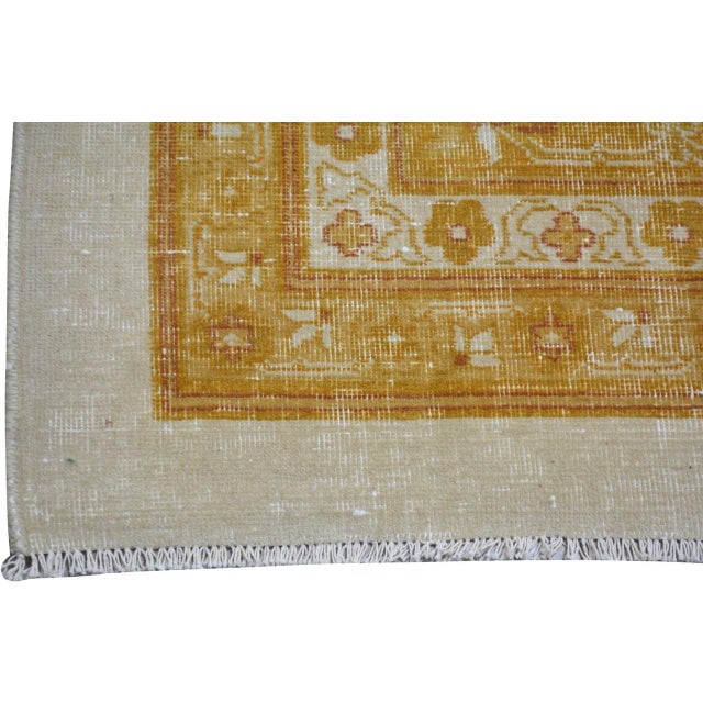 1950s Vintage Turkish Anatolian Hand Knotted Wool Rug, 11'7x19'2 For Sale - Image 5 of 6