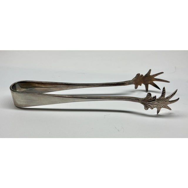 Vintage Art Deco Bird Talon Silver Plate Sugar Nips/Tongs Made in