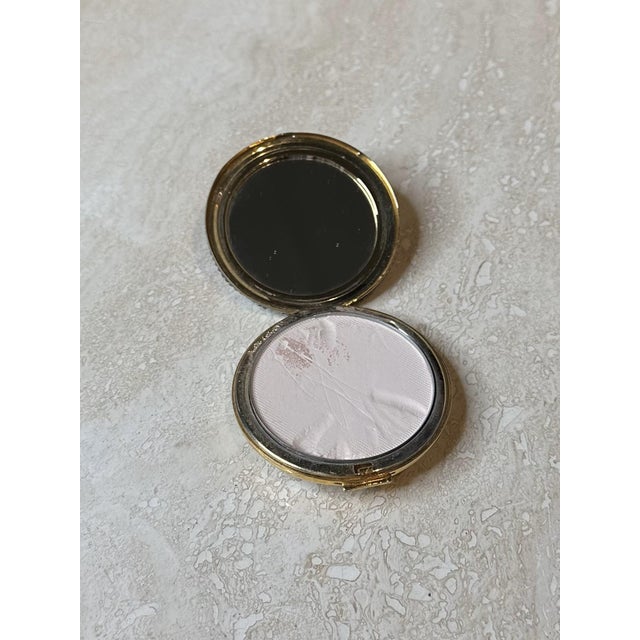 Mid 20th Century Vintage Judith Leiber Bedazzled Compact Mirror For Sale - Image 5 of 11