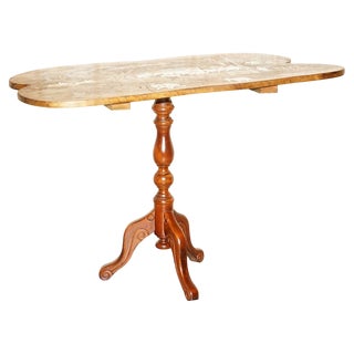 Large Japanese Shibayama Inlaid Elephant Trainers Hardwood Coffee Table, 1900s For Sale