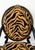 Hollywood Regency Zebra Print Armchair With Black and Gold Frame For Sale - Image 4 of 4