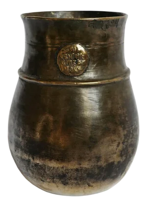 Vintage Bronze Mana Cup Nepal