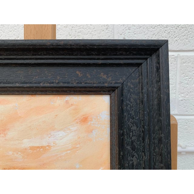 Textile Angela Wakefield Abstract Orange & Black Mountain Landscape Study by Contemporary British Artist, 2020 For Sale - Image 7 of 12