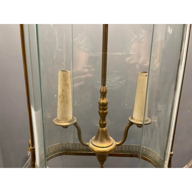 Large Bronze Pendant Light, 1930s For Sale - Image 10 of 12