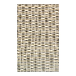 Modern Hand-Made Reversible Indo Rug For Sale