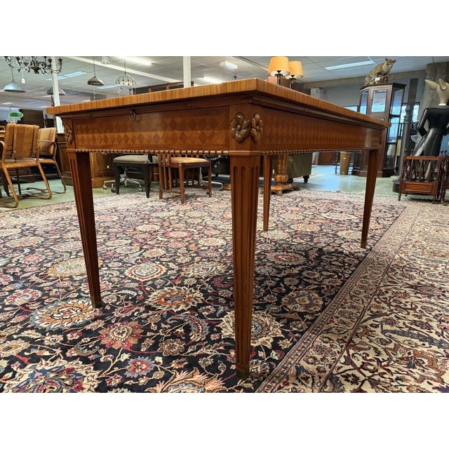 Wood English Writing Desk in Wood For Sale - Image 7 of 18