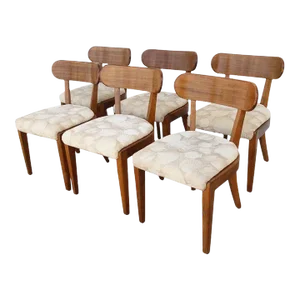 1950s Set of 6 239-4 Edward Wormley Precedent by Drexel Dining Chairs