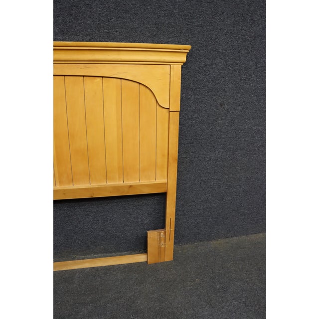 Stanley Furniture French Country Maple Panel Headboard, Queen/Double For Sale In Philadelphia - Image 6 of 7