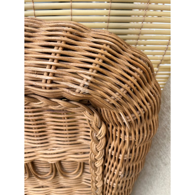 Polo Ralph Lauren Boho Coastal Style Wicker King Size Bed Headboard. Circa 1990s For Sale - Image 9 of 18