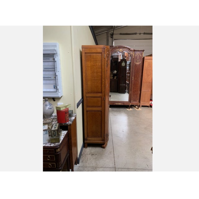 Vintage Art Deco Wardrobe, 1930 For Sale - Image 4 of 9