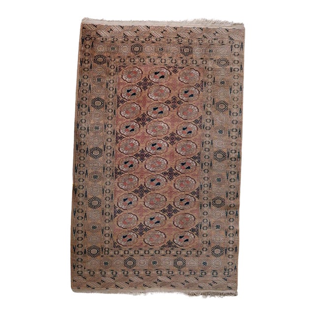 1960s, Handmade Vintage Afghan Baluch Rug 4.1' X 6.5' For Sale