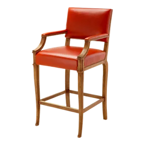 Jerry Pair Leather Upholstered & Rift Oak Lair Barstool From the Madeline Stuart Collection