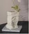 Vintage Paper Bag Folded Porcelain Vase For Sale - Image 4 of 7