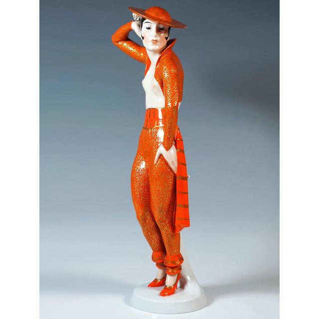 Art Deco Spanish Carmen Lady Dancer Figurine from Rosenthal Selb, Germany, 1930s For Sale - Image 4 of 7