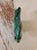 Green Malachite Carved & Polished Fish Shaped Stone For Sale - Image 8 of 10