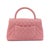 Chanel Chanel Coco Flap Pink Caviar Leather Gold Hardware Top Handle Bag For Sale - Image 4 of 14